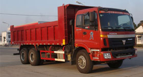欧曼后双桥自卸汽车